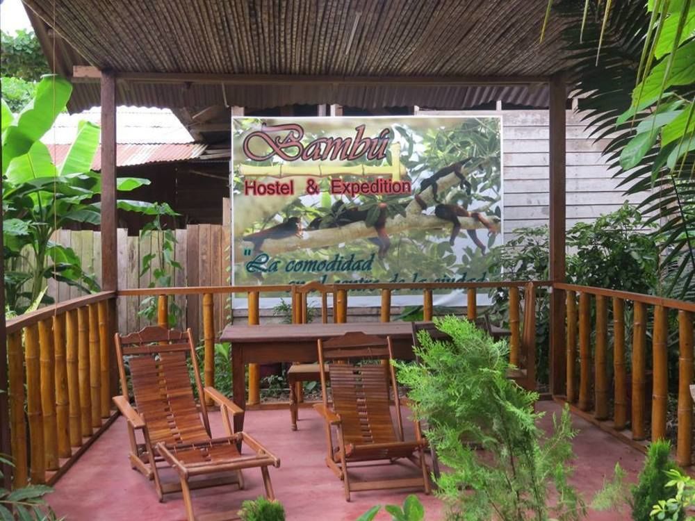 Tambopata Hostel Bambu Puerto Maldonado Bagian luar foto